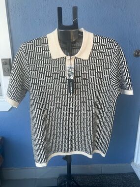 NOVAMEN Cunard Jacquard Polo Shirt
